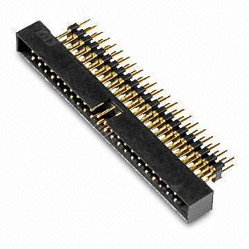 1.27*2.54mm Pengepala Kotak Lurus Tambah Perumahan