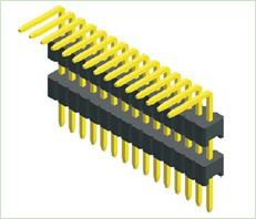 1.27mm Pitch Single Row Double Plastic